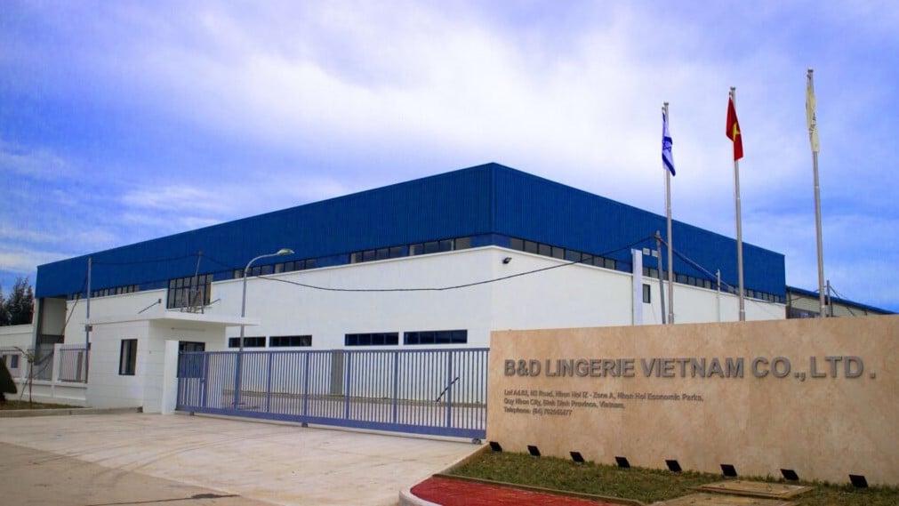 Nhà máy may mặc B&D Lingerie Việt Nam
